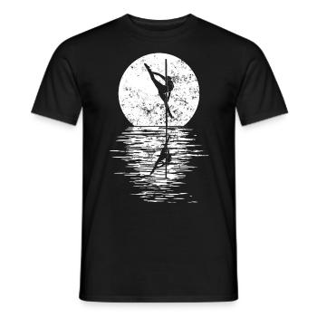 Pole Dance Dancer, Pole Dance, Pole Dancing - Men's T-Shirt - black - Front - AI Model Male 178 light (178cm)