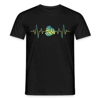 Volleyball Équipe de volleyball de plage Joueurs de club - T-shirt homme - noir - Devant - AI Model Male 178 light (178cm)