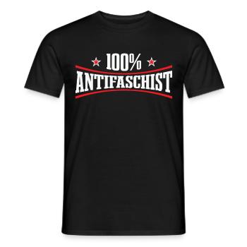 Punk Rock Antiracisme, contre le racisme - T-shirt homme - noir - Devant - AI Model Male 178 light (178cm)