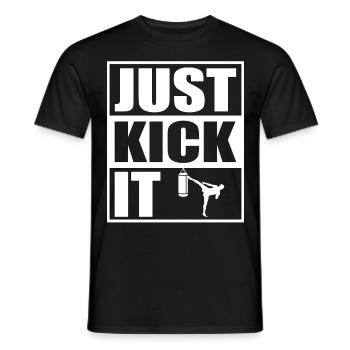 Kickboxer Martial Arts Kickboxing Kickboxen - Männer T-Shirt - Schwarz - Vorne - AI Model Male 178 light (178cm)