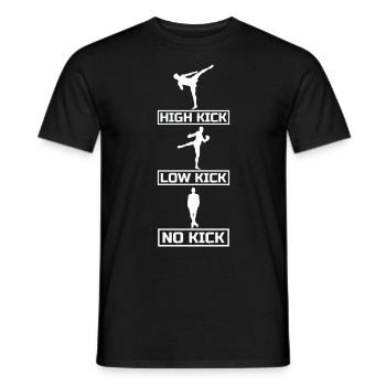 Kickboxer Martial Arts Kickboxing Kickboxen - Männer T-Shirt - Schwarz - Vorne - AI Model Male 178 light (178cm)