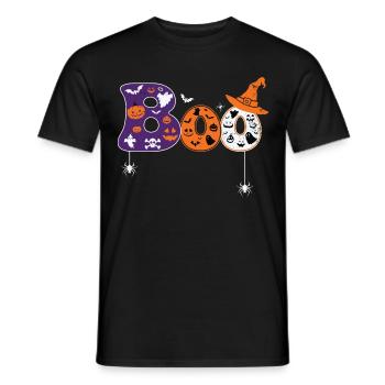 Horror Witch Horror Film Festival + Halloween - Men's T-Shirt - black - Front - AI Model Male 178 light (178cm)