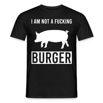 Amoureux des animaux Militant des droits des animaux végétalien végétarien - T-shirt homme - noir - Devant - AI Model Male 178 light (178cm)