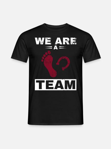 Cavalier Chevaux d’Amour - T-shirt homme - noir