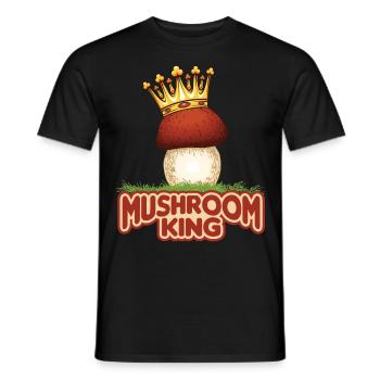 Champignons Champignons Porcines Champignons Collectionneurs Chanterelles - T-shirt homme - noir - Devant - AI Model Male 178 light (178cm)