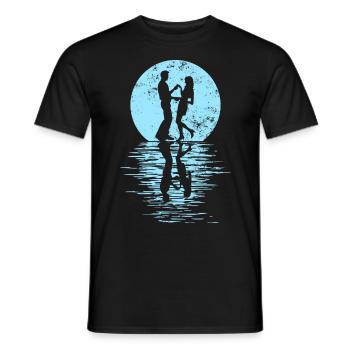 Danseurs Danse Couple Danse, Danse Rumba Renard Tango Salsa - T-shirt homme - noir - Devant - AI Model Male 178 light (178cm)