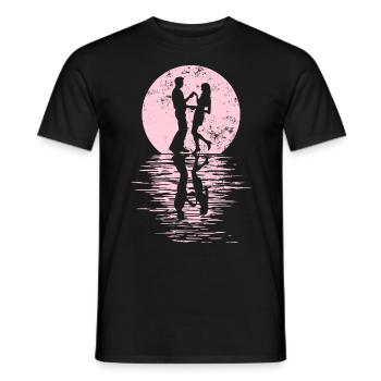 Danseurs Danse Couple Danse, Danse Rumba Renard Tango Salsa - T-shirt homme - noir - Devant - AI Model Male 178 light (178cm)