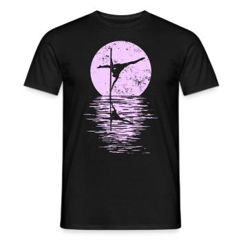 Pole Dance Dancer, Pole Dance, Pole Dancing - Men's T-Shirt - black - Front - AI Model Male 178 light (178cm)