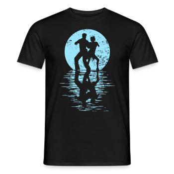 Danseurs Danse Couple Danse, Danse Rumba Renard Tango Salsa - T-shirt homme - noir - Devant - AI Model Male 178 light (178cm)