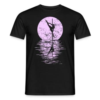 Pole Dance Dancer, Pole Dance, Pole Dancing - Men's T-Shirt - black - Front - AI Model Male 178 light (178cm)