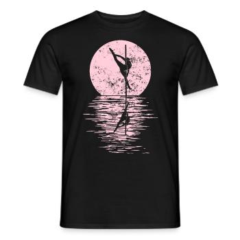Pole Dance Dancer, Pole Dance, Pole Dancing - Men's T-Shirt - black - Front - AI Model Male 178 light (178cm)