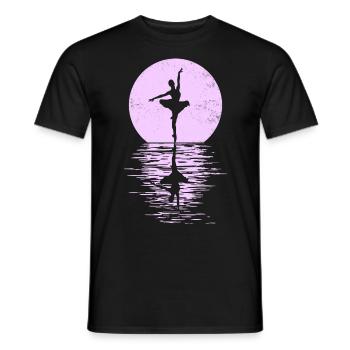 Ballett, Ballerina, Girl, Mädchen, Tanzen - Männer T-Shirt - Schwarz - Vorne - AI Model Male 178 light (178cm)