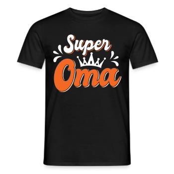 Super Nonna, petite-fille nièce pour la meilleure grand-mère - T-shirt homme - noir - Devant - AI Model Male 178 light (178cm)