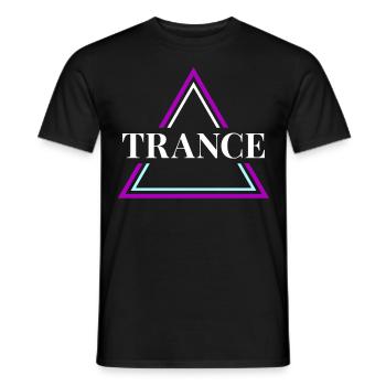 Trance House Party EDM Festival Goa Electro Rave - T-shirt homme - noir - Devant - AI Model Male 178 light (178cm)