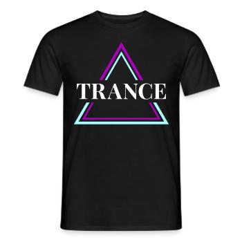 Trance House Party EDM Festival Goa Electro Rave - T-shirt homme - noir - Devant - AI Model Male 178 light (178cm)