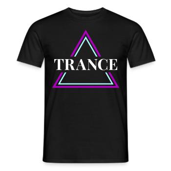 Trance House Party EDM Festival Goa Electro Rave - T-shirt homme - noir - Devant - AI Model Male 178 light (178cm)