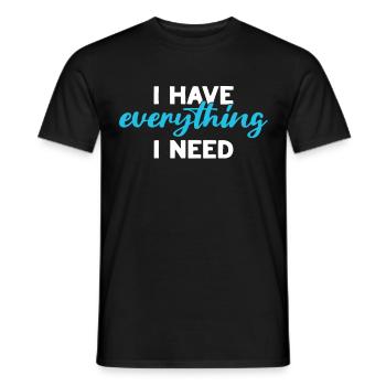 Petite amie, petit ami, homme, partenaire de la Saint-Valentin - T-shirt homme - noir - Devant - AI Model Male 178 light (178cm)