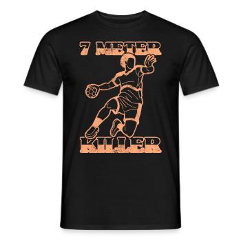 Équipe de handball, club, entraîneur, entraîneur, joueur - T-shirt homme - noir - Devant - AI Model Male 178 light (178cm)