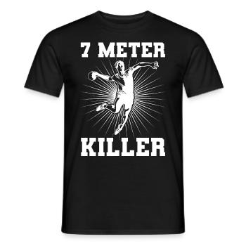 Équipe de handball, club, entraîneur, entraîneur, joueur - T-shirt homme - noir - Devant - AI Model Male 178 light (178cm)