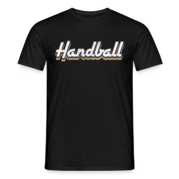 Équipe de handball, club, entraîneur, entraîneur, joueur - T-shirt homme - noir - Devant - AI Model Male 178 light (178cm)