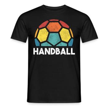 Équipe de handball, club, entraîneur, entraîneur, joueur - T-shirt homme - noir - Devant - AI Model Male 178 light (178cm)
