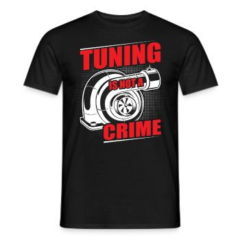 Tuner de voiture, Mécanicien automobile, Voiture de course, Tuning - T-shirt homme - noir - Devant - AI Model Male 178 light (178cm)