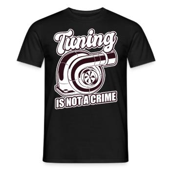 Tuner de voiture, Mécanicien automobile, Voiture de course, Tuning - T-shirt homme - noir - Devant - AI Model Male 178 light (178cm)