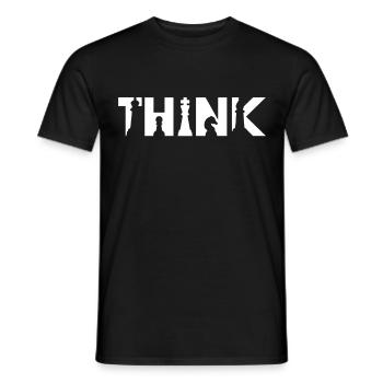 Chess Chess Player Tournament for Clever Minds - Men's T-Shirt - black - Front - AI Model Male 178 light (178cm)