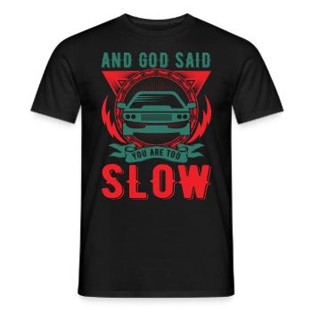 Car Tuner, Car Mechanic, Racing Car, Tuning - Men's T-Shirt - black - Front - AI Model Male 178 light (178cm)