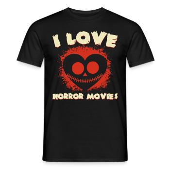 Zombie Horror Horror Film Festival + Halloween - Men's T-Shirt - black - Front - AI Model Male 178 light (178cm)