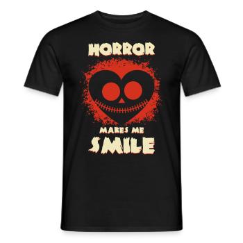 Zombie Horror Horror Film Festival + Halloween - Men's T-Shirt - black - Front - AI Model Male 178 light (178cm)