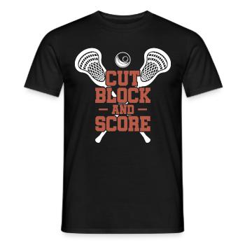 Lacrosse LAX Club Team Players Coaches Fans Coach - T-shirt homme - noir - Devant - AI Model Male 178 light (178cm)
