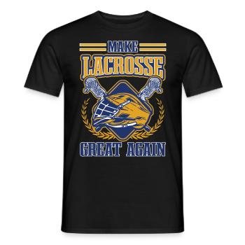 Lacrosse LAX Club Team Players Coaches Fans Coach - T-shirt homme - noir - Devant - AI Model Male 178 light (178cm)
