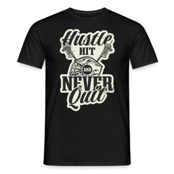 Lacrosse LAX Club Team Players Coaches Fans Coach - T-shirt homme - noir - Devant - AI Model Male 178 light (178cm)