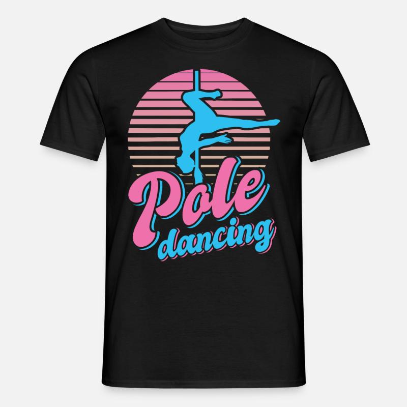 Pole Dance Dancer, Pole Dance, Pole Dancing - T-shirt homme - noir