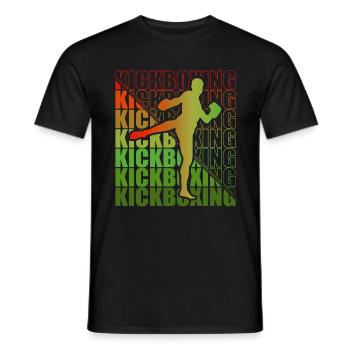 Kickboxer Martial Arts Kickboxing Kickboxen - Männer T-Shirt - Schwarz - Vorne - AI Model Male 178 light (178cm)