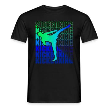 Kickboxer Martial Arts Kickboxing Kickboxen - Männer T-Shirt - Schwarz - Vorne - AI Model Male 178 light (178cm)