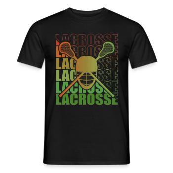 Lacrosse LAX Club Team Players Coaches Fans Coach - T-shirt homme - noir - Devant - AI Model Male 178 light (178cm)