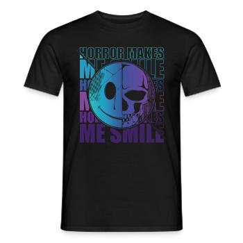 Zombie Horror Horror Film Festival + Halloween - Men's T-Shirt - black - Front - AI Model Male 178 light (178cm)