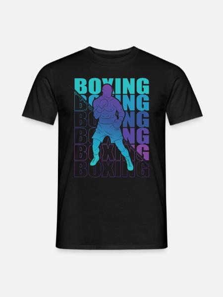 Boxen Martial Arts Boxing Box Club Boxer - Männer T-Shirt - Schwarz
