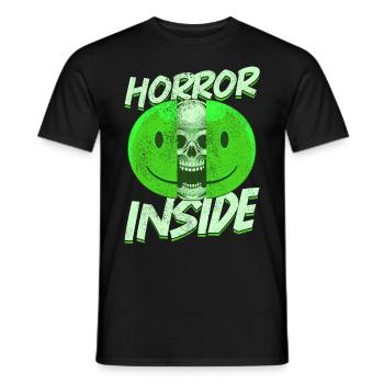 Zombie Horror Horror Film Festival + Halloween - Men's T-Shirt - black - Front - AI Model Male 178 light (178cm)