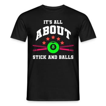 Darts Sports Club, Dartboard, Arrow Sport Darts - Men's T-Shirt - black - Front - AI Model Male 178 light (178cm)