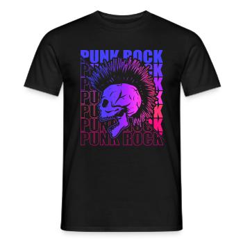 Punk Rock Pogo Anarchy Punks Punk Rocker Punk - Men's T-Shirt - black - Front - AI Model Male 178 light (178cm)
