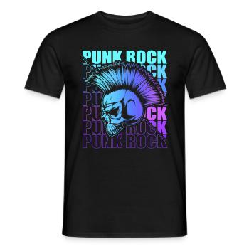 Punk Rock Pogo Anarchy Punks Punk Rocker Punk - Men's T-Shirt - black - Front - AI Model Male 178 light (178cm)