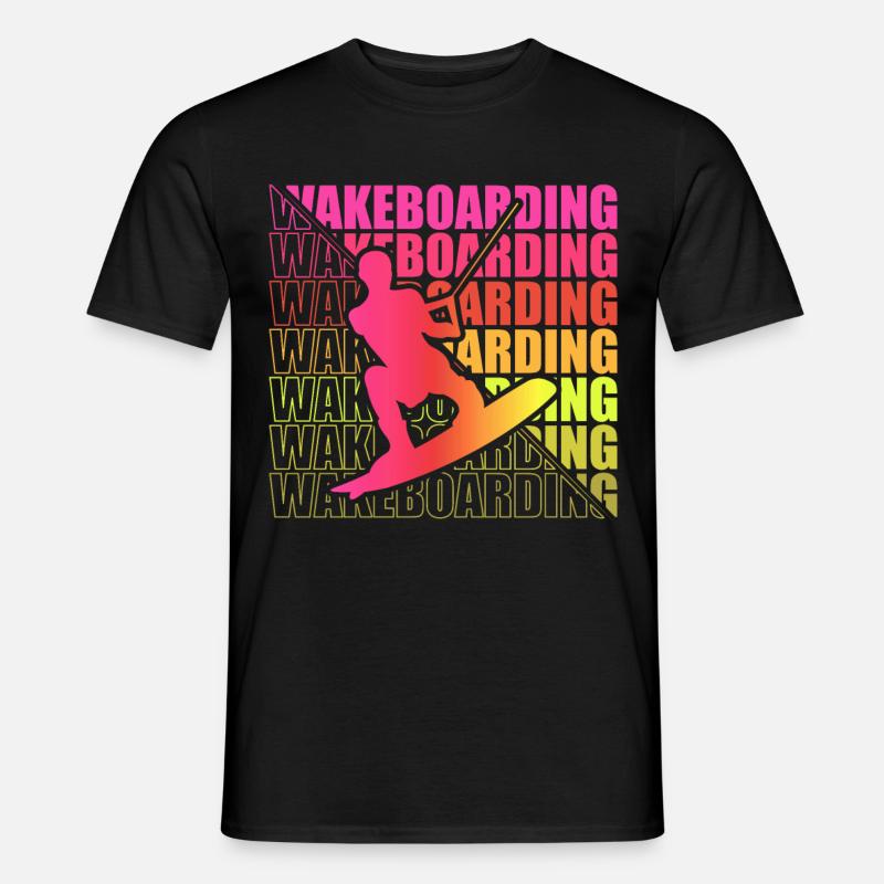 Wakeboard Wakeboarder Wakeboarding Freestyle DNA - Männer T-Shirt - Schwarz