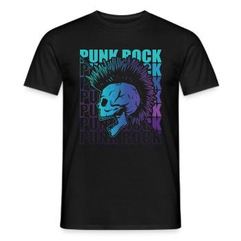 Punk Rock Pogo Anarchy Punks Punk Rocker Punk - Men's T-Shirt - black - Front - AI Model Male 178 light (178cm)