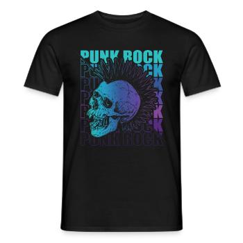 Punk Rock Pogo Anarchy Punks Punk Rocker Punk - Men's T-Shirt - black - Front - AI Model Male 178 light (178cm)