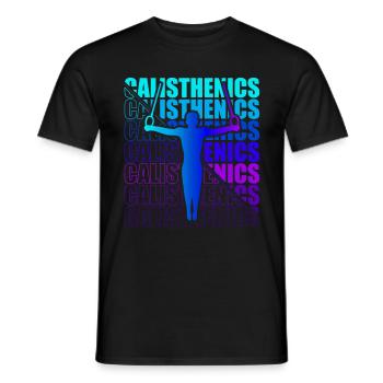 Motocross Enduro Motorcycle Freestyle Extreme Sport - Men's T-Shirt - black - Front - AI Model Male 178 light (178cm)