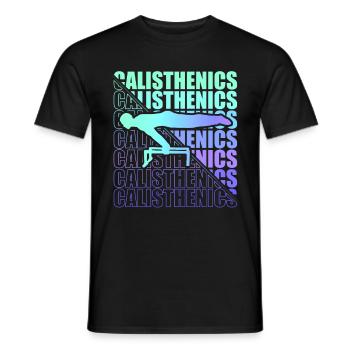 Motocross Enduro Motorcycle Freestyle Extreme Sport - Men's T-Shirt - black - Front - AI Model Male 178 light (178cm)