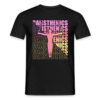 Motocross Enduro Motorcycle Freestyle Extreme Sport - Men's T-Shirt - black - Front - AI Model Male 178 light (178cm)